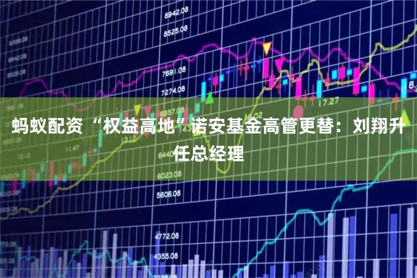 蚂蚁配资 “权益高地”诺安基金高管更替：刘翔升任总经理