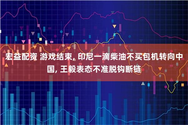 宏益配资 游戏结束, 印尼一滴柴油不买包机转向中国, 王毅表态不准脱钩断链
